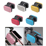 Maxbell Hard Shell Bike Frame Front Bag Large Capacity for Keys Small Tools Storage Pink