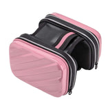Maxbell Hard Shell Bike Frame Front Bag Large Capacity for Keys Small Tools Storage Pink