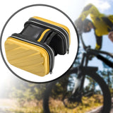 Maxbell Hard Shell Bike Frame Front Bag Large Capacity for Keys Small Tools Storage Yellow
