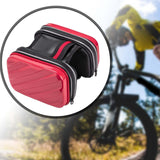 Maxbell Hard Shell Bike Frame Front Bag Large Capacity for Keys Small Tools Storage Red