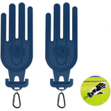 Maxbell Outside Golf Glove Holder Shaper Tool Golf Mittens Mitts for Golfer Fitness Blue