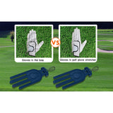 Maxbell Outside Golf Glove Holder Shaper Tool Golf Mittens Mitts for Golfer Fitness Blue