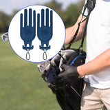 Maxbell Outside Golf Glove Holder Shaper Tool Golf Mittens Mitts for Golfer Fitness Blue