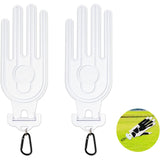 Maxbell Outside Golf Glove Holder Shaper Tool Golf Mittens Mitts for Golfer Fitness White