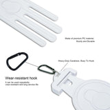 Maxbell Outside Golf Glove Holder Shaper Tool Golf Mittens Mitts for Golfer Fitness White