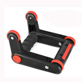 Maxbell 4 Wheels Ab Roller Muscle Trainer Fitness Equipment with Mat Abdominal Wheel