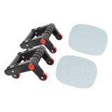 Maxbell 4 Wheels Ab Roller Muscle Trainer Fitness Equipment with Mat Abdominal Wheel