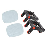 Maxbell 4 Wheels Ab Roller Muscle Trainer Fitness Equipment with Mat Abdominal Wheel