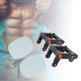 Maxbell 4 Wheels Ab Roller Muscle Trainer Fitness Equipment with Mat Abdominal Wheel