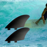 Maxbell 2x Durable Surfboard Fin Durable for Longboard Stand up Paddleboard Dinghy 218mmx118mm