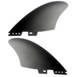 Maxbell 2x Durable Surfboard Fin Durable for Longboard Stand up Paddleboard Dinghy 215mmx118mm