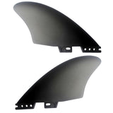 Maxbell 2x Durable Surfboard Fin Durable for Longboard Stand up Paddleboard Dinghy 215mmx118mm