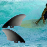 Maxbell 2x Durable Surfboard Fin Durable for Longboard Stand up Paddleboard Dinghy 215mmx118mm