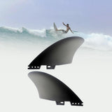 Maxbell 2x Durable Surfboard Fin Durable for Longboard Stand up Paddleboard Dinghy 215mmx118mm
