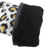 Maxbell Golf Club Head Cover Fleece Lining Club Head Protector Leopard Claw Plush for Driver