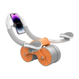 Maxbell Roller Wheel for Abdominal Core Muscle Trainer Women Men Strength Training With Phone Holder