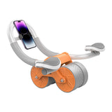 Maxbell Roller Wheel for Abdominal Core Muscle Trainer Women Men Strength Training With Phone Holder