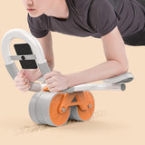 Maxbell Roller Wheel for Abdominal Core Muscle Trainer Women Men Strength Training With Phone Holder