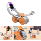 Maxbell Roller Wheel for Abdominal Core Muscle Trainer Women Men Strength Training With Phone Holder