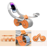 Maxbell Roller Wheel for Abdominal Core Muscle Trainer Women Men Strength Training With Phone Holder