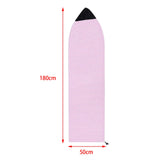 Maxbell Surfboard Sock Cover Elastic Organizer Protection Pouch Soft for Snowboard 180cmx50cm Pink