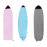 Maxbell Surfboard Sock Cover Elastic Organizer Protection Pouch Soft for Snowboard 180cmx50cm Pink