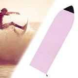 Maxbell Surfboard Sock Cover Elastic Organizer Protection Pouch Soft for Snowboard 180cmx50cm Pink