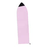 Maxbell Surfboard Sock Cover Elastic Organizer Protection Pouch Soft for Snowboard 200cmx50cm Pink