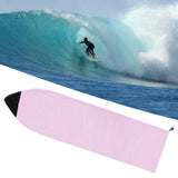 Maxbell Surfboard Sock Cover Elastic Organizer Protection Pouch Soft for Snowboard 230cmx50cm Pink