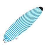 Maxbell Surfboard Sock Cover Elastic Organizer Protection Pouch Soft for Snowboard 180cmx50cm Blue