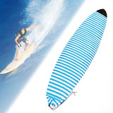 Maxbell Surfboard Sock Cover Elastic Organizer Protection Pouch Soft for Snowboard 180cmx50cm Blue