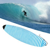 Maxbell Surfboard Sock Cover Elastic Organizer Protection Pouch Soft for Snowboard 200cmx50cm Blue