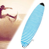 Maxbell Surfboard Sock Cover Elastic Organizer Protection Pouch Soft for Snowboard 200cmx50cm Blue
