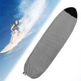 Maxbell Surfboard Sock Cover Elastic Organizer Protection Pouch Soft for Snowboard 180cmx50cm Black
