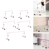 Maxbell Dance Bar Gymnastics Non Slip Bottom Household Movable Ballet Bar for Studio 100cm