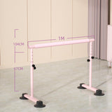 Maxbell Dance Bar Gymnastics Non Slip Bottom Household Movable Ballet Bar for Studio 100cm