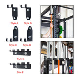Maxbell Barbell Hanger Gym Bar Hooks Metal Stand Barbell Holder Style A