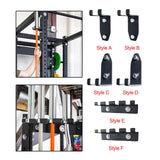 Maxbell Barbell Hanger Gym Bar Hooks Metal Stand Barbell Holder Style A