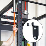 Maxbell Barbell Hanger Gym Bar Hooks Metal Stand Barbell Holder Style B