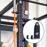 Maxbell Barbell Hanger Gym Bar Hooks Metal Stand Barbell Holder Style C