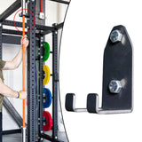 Maxbell Barbell Hanger Gym Bar Hooks Metal Stand Barbell Holder Style D
