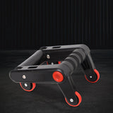 Maxbell 2Pcs Ab Roller Folding Core Strength Training Abdominal Exercise Wheel