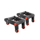 Maxbell 2Pcs Ab Roller Folding Core Strength Training Abdominal Exercise Wheel