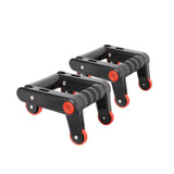 Maxbell 2Pcs Ab Roller Folding Core Strength Training Abdominal Exercise Wheel