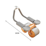 Maxbell Abdominal Roller Wheel Strength Training for Men Women Home Gym Accessory Orange