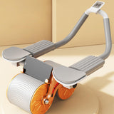 Maxbell Abdominal Roller Wheel Strength Training for Men Women Home Gym Accessory Orange