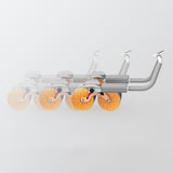 Maxbell Abdominal Roller Wheel Strength Training for Men Women Home Gym Accessory Orange