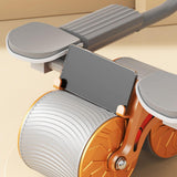 Maxbell Abdominal Roller Wheel Strength Training for Men Women Home Gym Accessory Orange