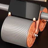 Maxbell Abdominal Roller Wheel Strength Training for Men Women Home Gym Accessory Orange