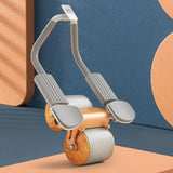 Maxbell Abdominal Roller Wheel Strength Training for Men Women Home Gym Accessory Orange